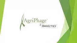 Subsidiary of  OmniLytics- The Phage Company