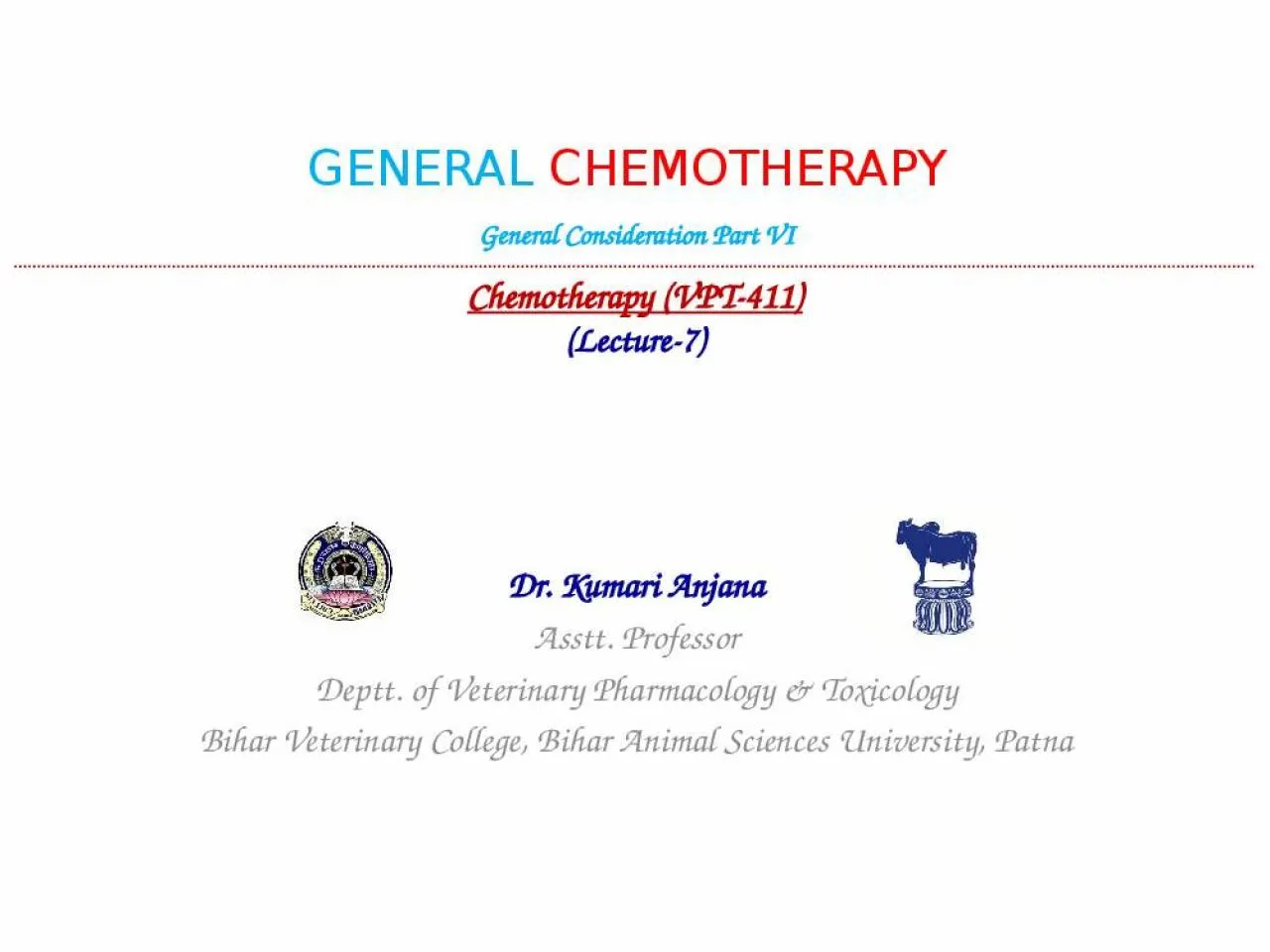 PPT-GENERAL CHEMOTHERAPY