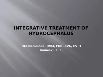 Integrative Treatment of hydrocephalus