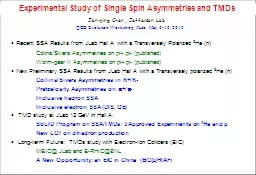 Experimental Study of  Single