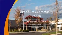 Guthrie Troy Community Hospital