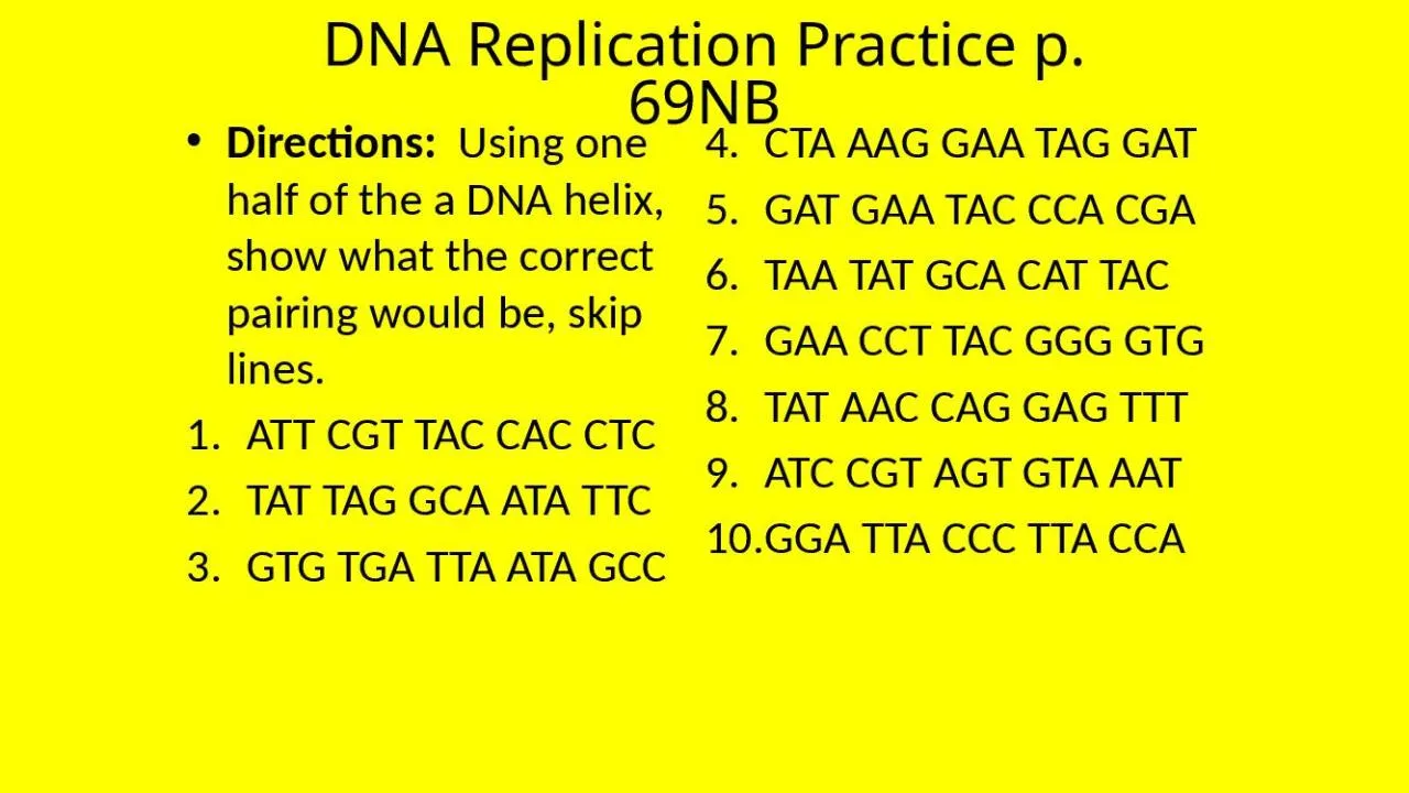 PPT-DNA Replication Practice p.