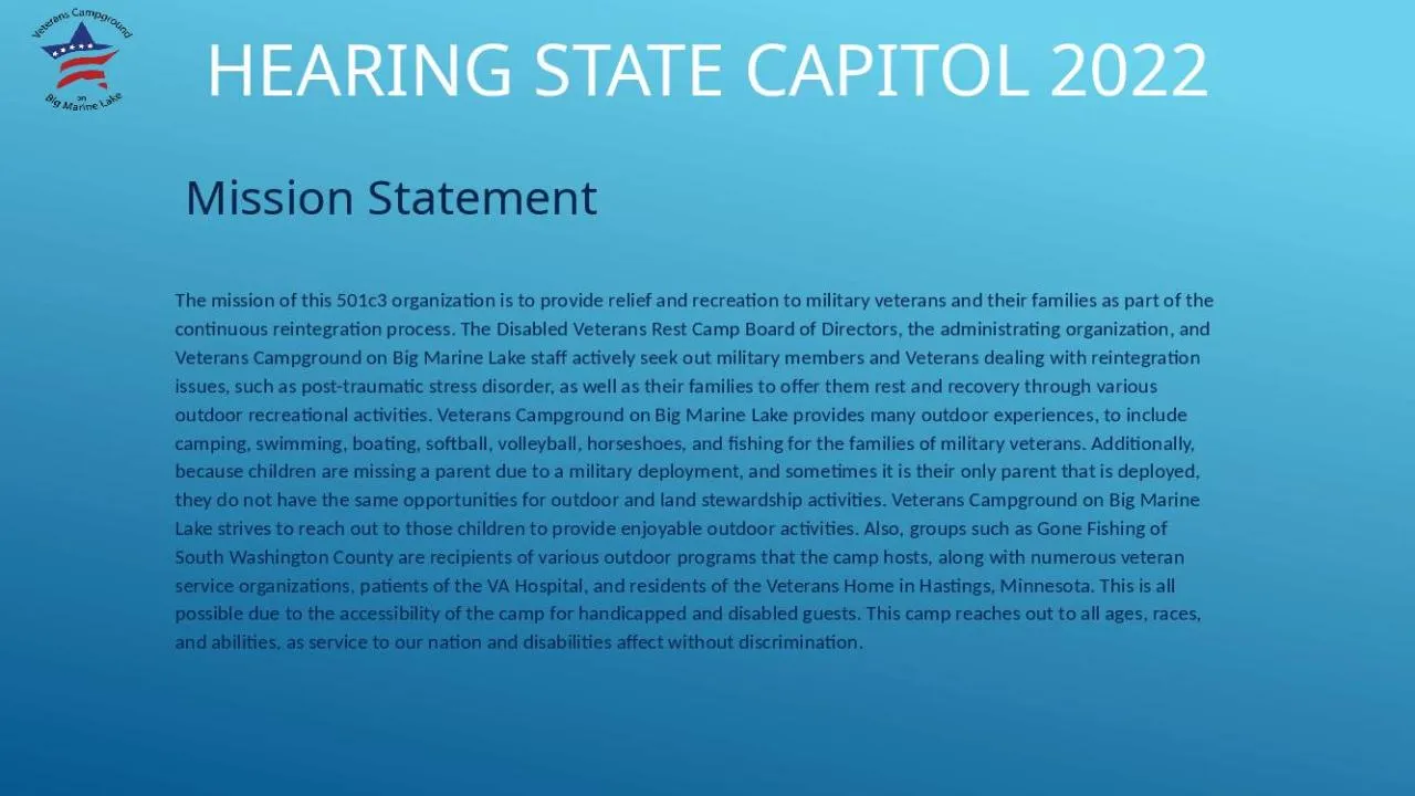 PPT-Hearing state capitol 2022