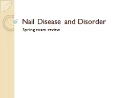 Nail Disease and Disorder