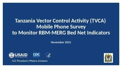 Tanzania Vector Control Activity (TVCA)