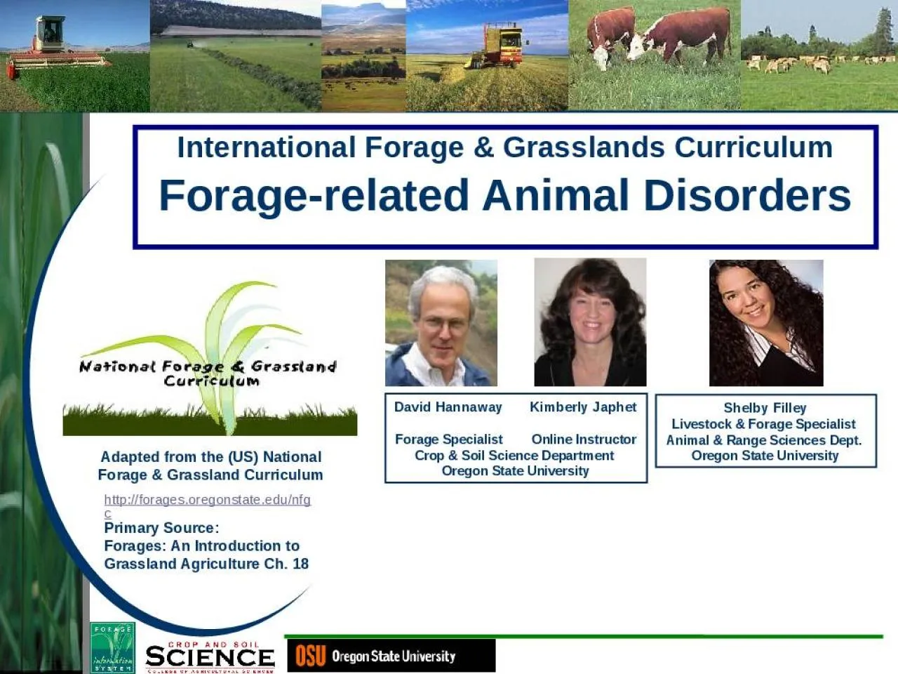 PPT-International Forage & Grasslands Curriculum