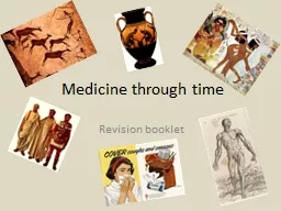 Medicine through time Revision booklet