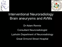 PPT-Interventional Neuroradiology