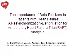 The Importance of Beta-Blockers in Patients with Heart Failure: