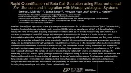 Rapid Quantification of Beta Cell Secretion using Electrochemical Zn