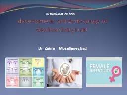 development    and Embryology of Genitourinary tract