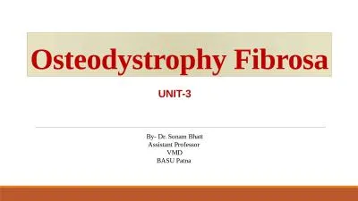 Osteodystrophy   F ibrosa