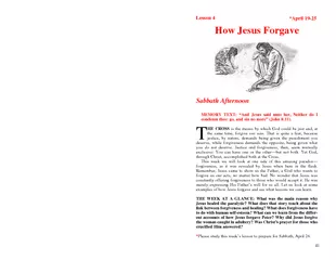 How Jesus Forgave