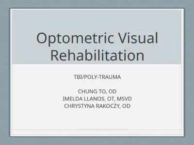 Optometric Visual  Rehabilitation