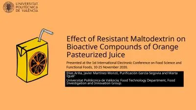Effect  of  Resistant   Maltodextrin