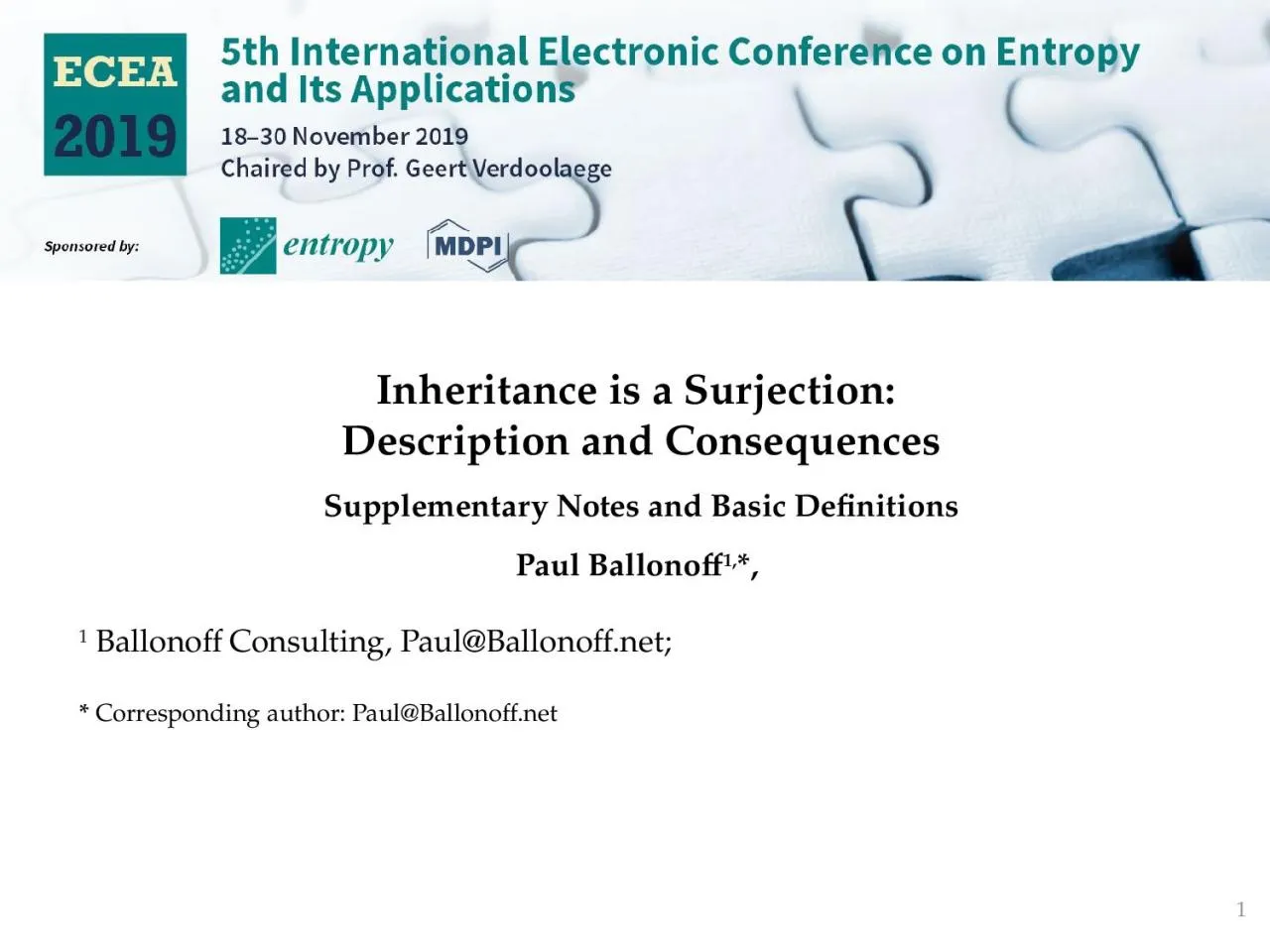 PPT-Inheritance is a Surjection: