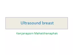 PPT-Ultrasound breast Kanjanaporn