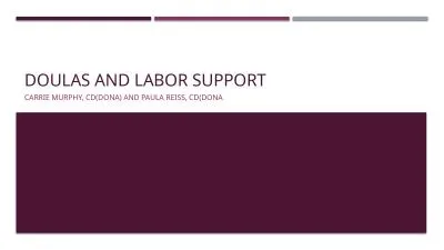 Doulas and Labor Support