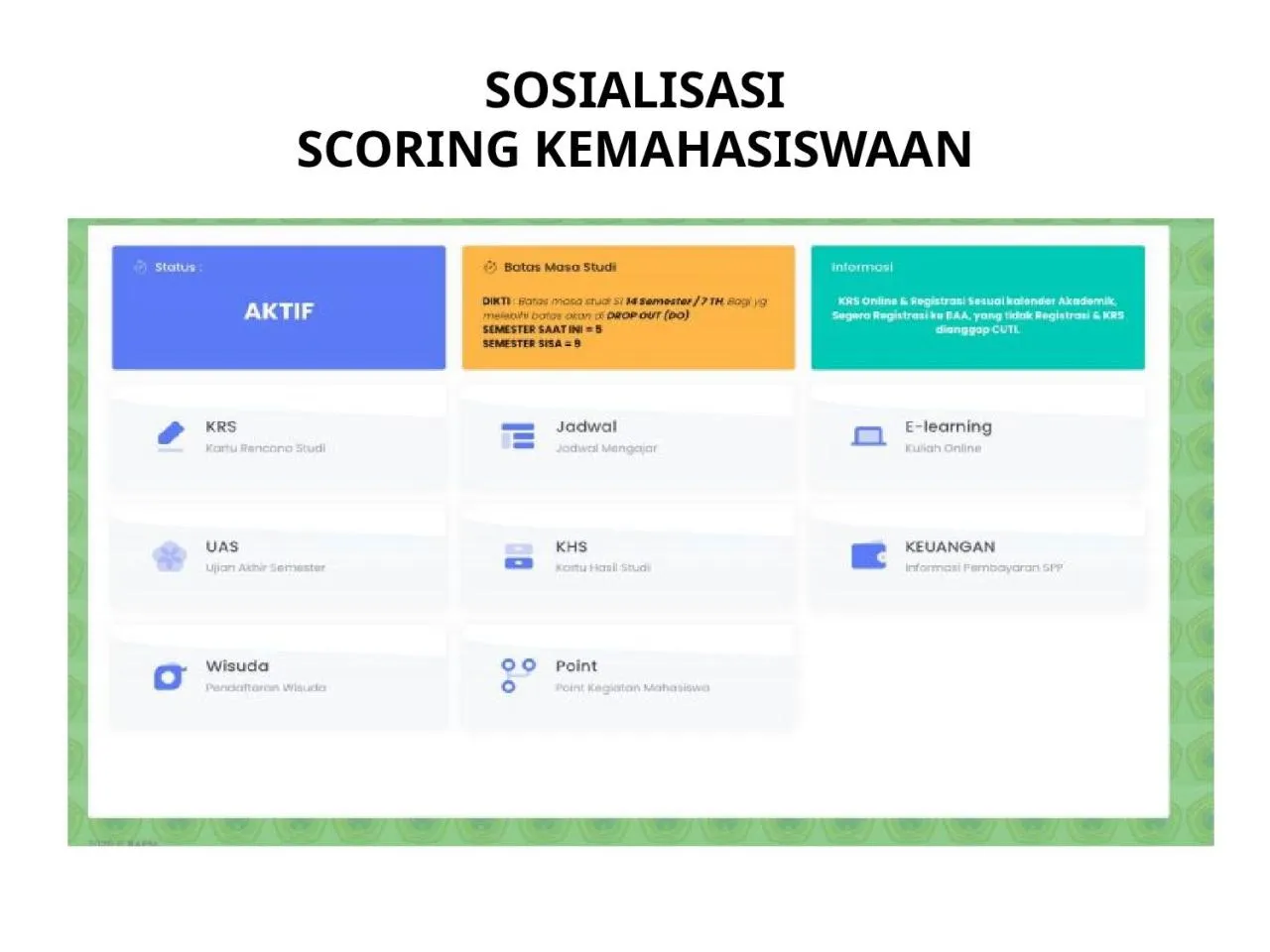 PPT-SOSIALISASI SCORING KEMAHASISWAAN