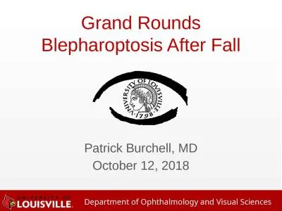 Patrick Burchell, MD October 12, 2018