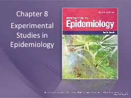 Chapter 8 Experimental Studies in Epidemiology