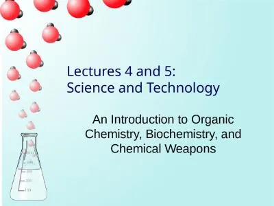 Lectures 4 and 5:  Science and Technology