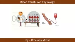 Blood transfusion Physiology