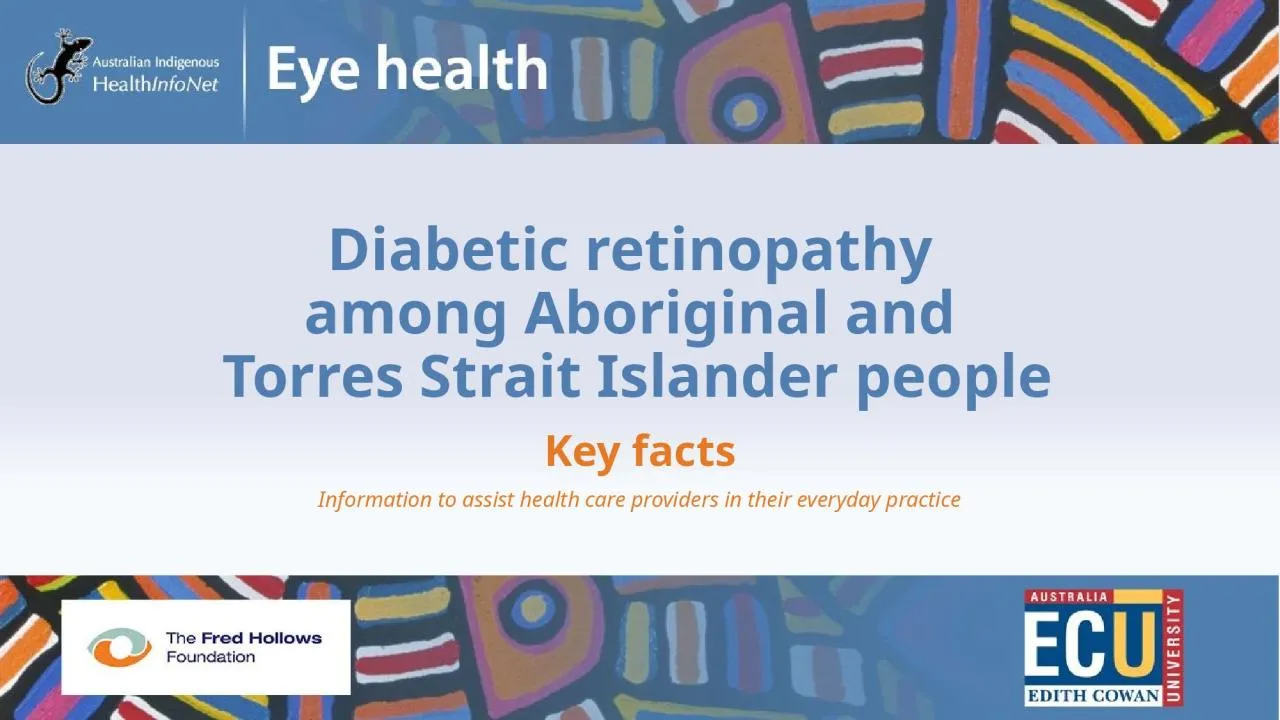 PPT-Diabetic retinopathy among Aboriginal and