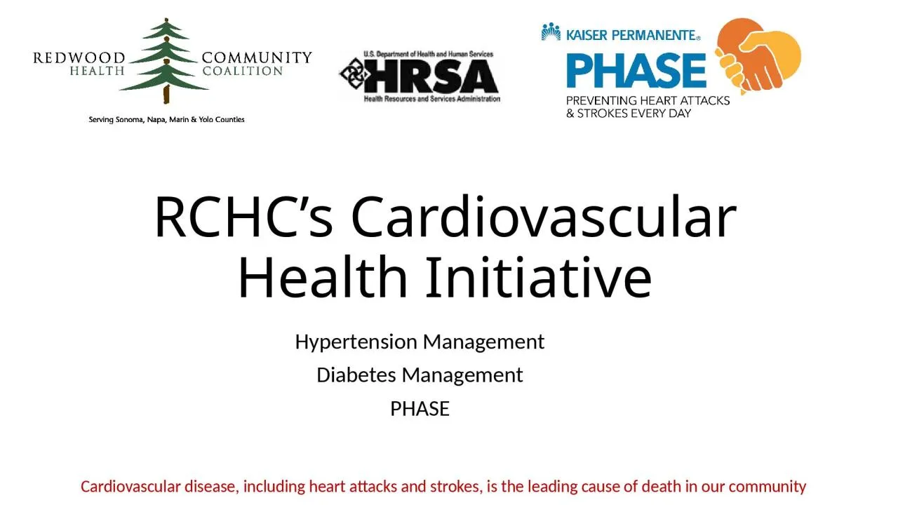 PPT-RCHC’s Cardiovascular Health Initiative