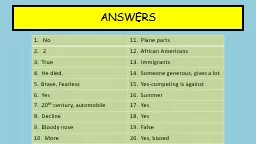 ANSWERS 1.     No 11.  