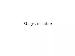 Stages of Labor The Beginning of Labor