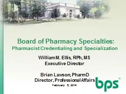 Board of Pharmacy Specialties:
