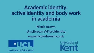 Academic identity: active identity and body work in academia