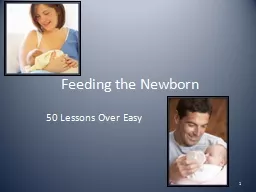 Feeding the Newborn 50 Lessons Over Easy