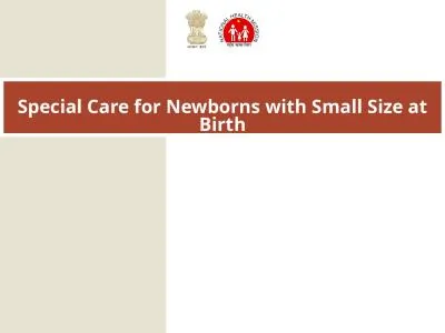 Special Care for Newborns with Small Size at Birth