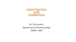 PPT-CONSTIPATION AND DIARRHOEA