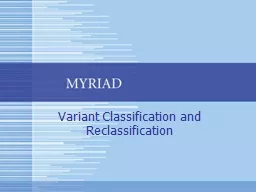 Variant Classification and Reclassification