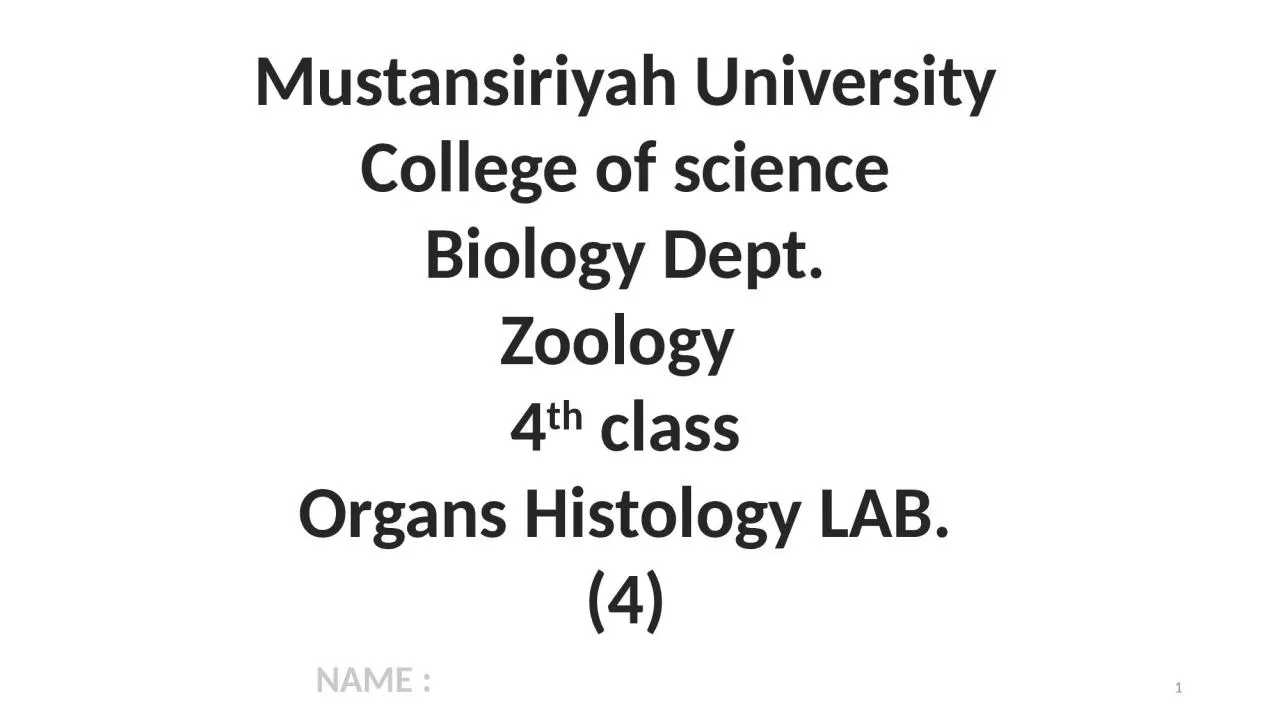 PPT-1 Mustansiriyah U niversity