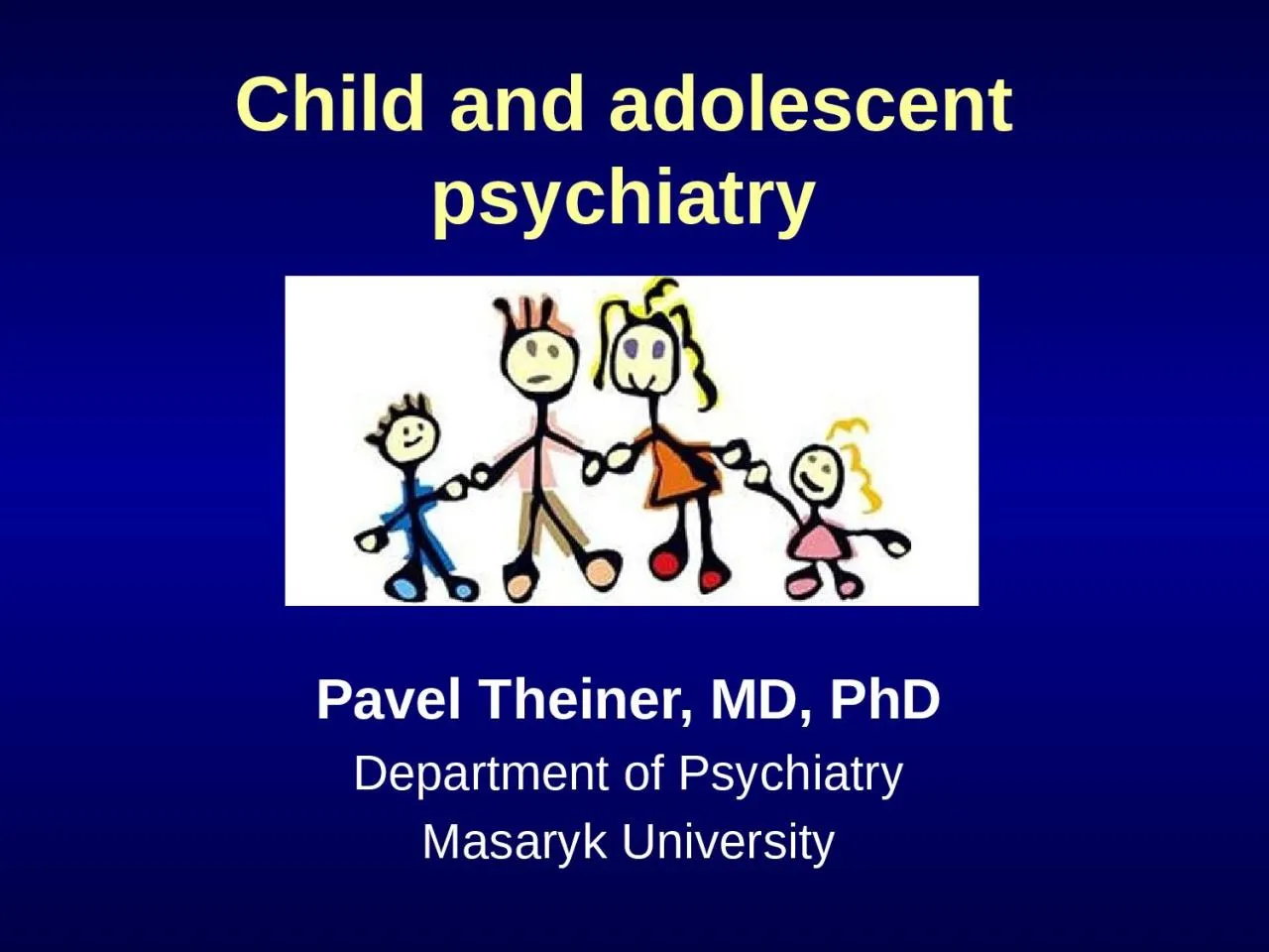 PPT-Child and adolescent psychiatry