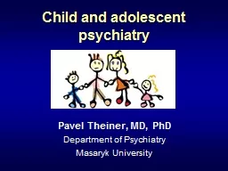 Child and adolescent psychiatry
