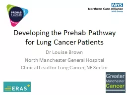 Developing the Prehab Pathway for Lung Cancer Patients