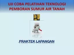 UJI COBA  PELATIHAN  TEKNOLOGI