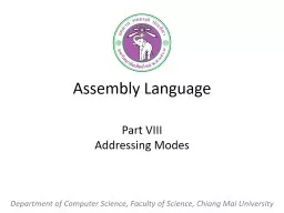 Assembly Language Part VIII
