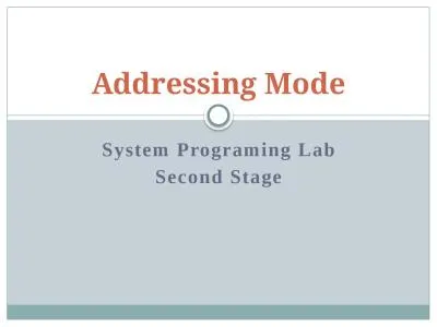 System Programing Lab Second Stage