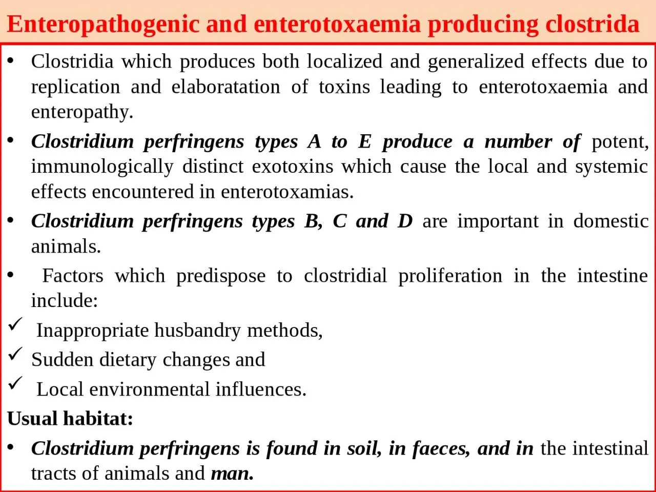 PPT-Enteropathogenic and enterotoxaemia