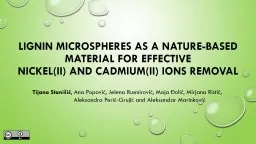 Lignin microspheres as a nature-based material for effective