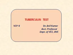 TUBERCULIN TEST VCP-II
