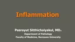 PPT-Inflammation Peerayut Sitthichaiyakul