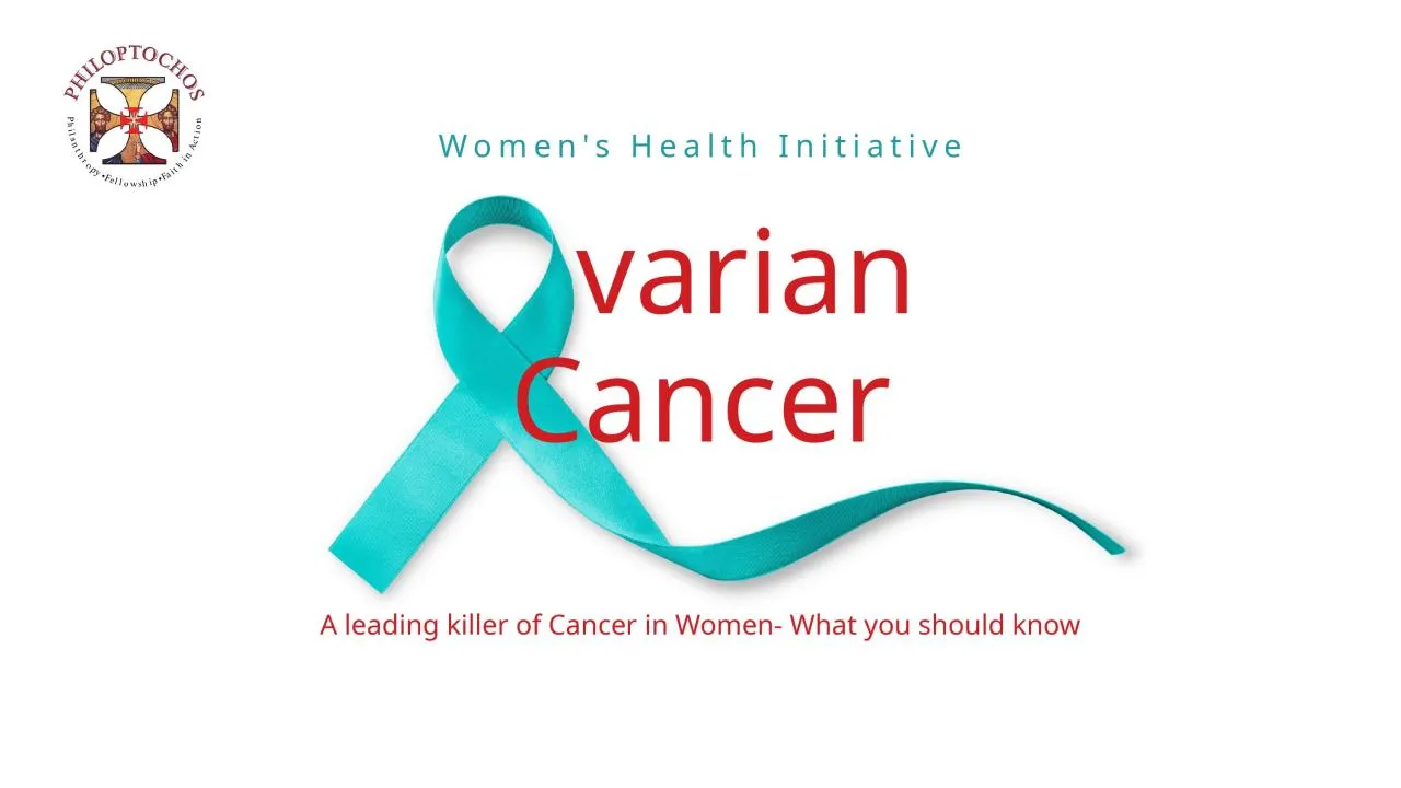 01    varian Cancer A leading killer of Cancer in Women- What you should know