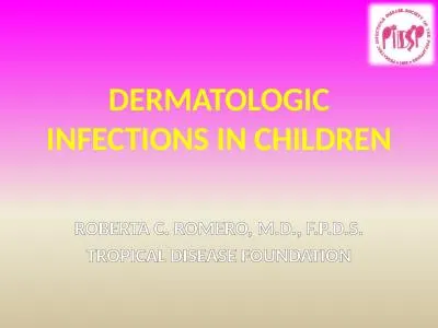 DERMATOLOGIC INFECTIONS IN CHILDREN